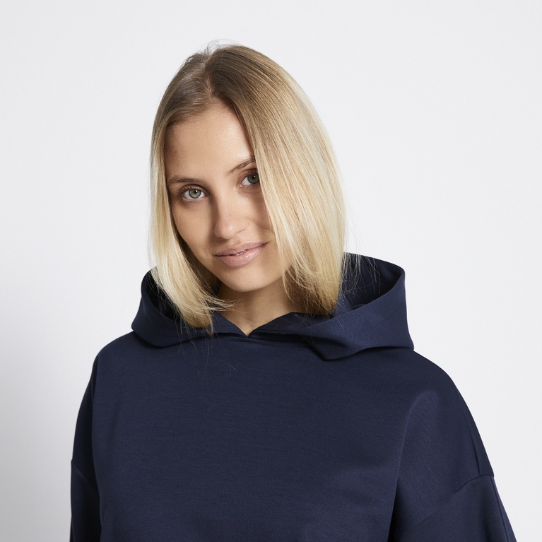 Boxy scuba hoodie "Aira"